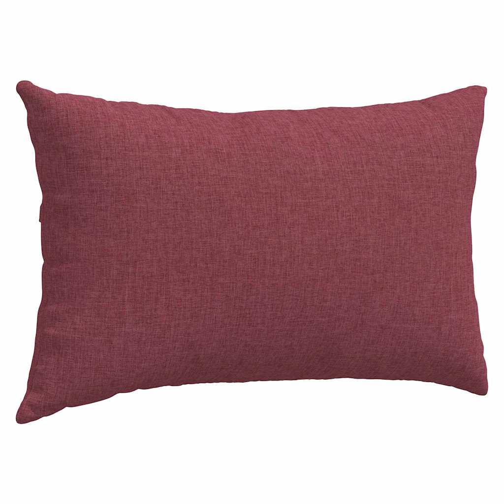 Sofa Pillows 2 pcs Wine Red 50 x 30 cm Fabric